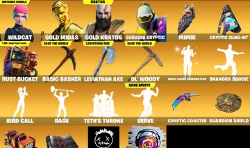 CONTA DE FORTNITE COM 250 SKINS-KATROS-WILDCAT-MACHADO LEVIATÃ