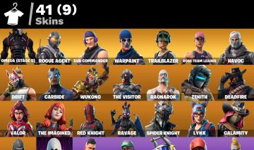 CONTA FORTNITE 41 SKINS COM SALVE O MUNDO FUNDADOR RAIO 75