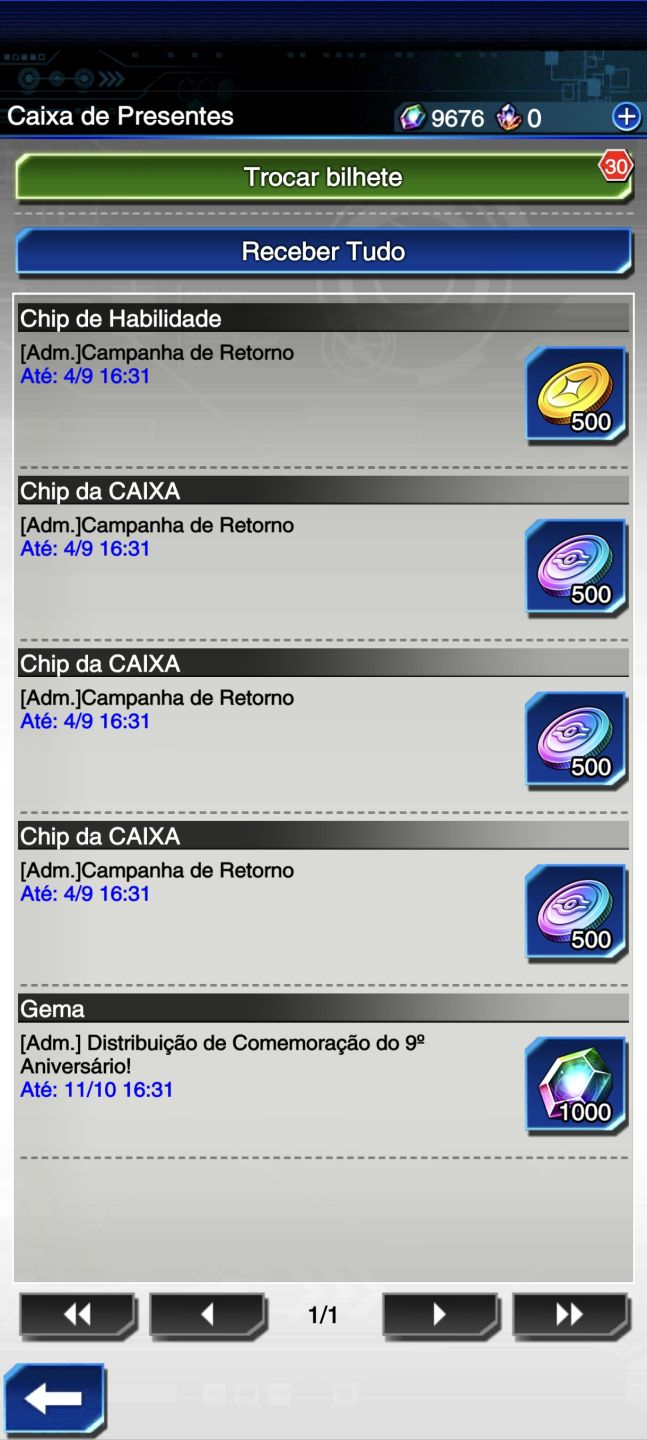 Yu Gi Oh Duel Links conta com 10k de gemas