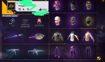 CONTA FREE FIRE NIVEL 57 - GOOGLE PLAY - ÚNICO DONO