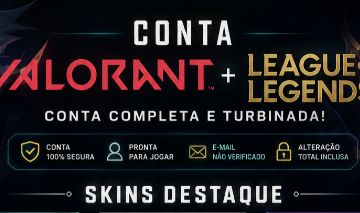 Conta Riot Completa Valorant + LOL | Acesso Total