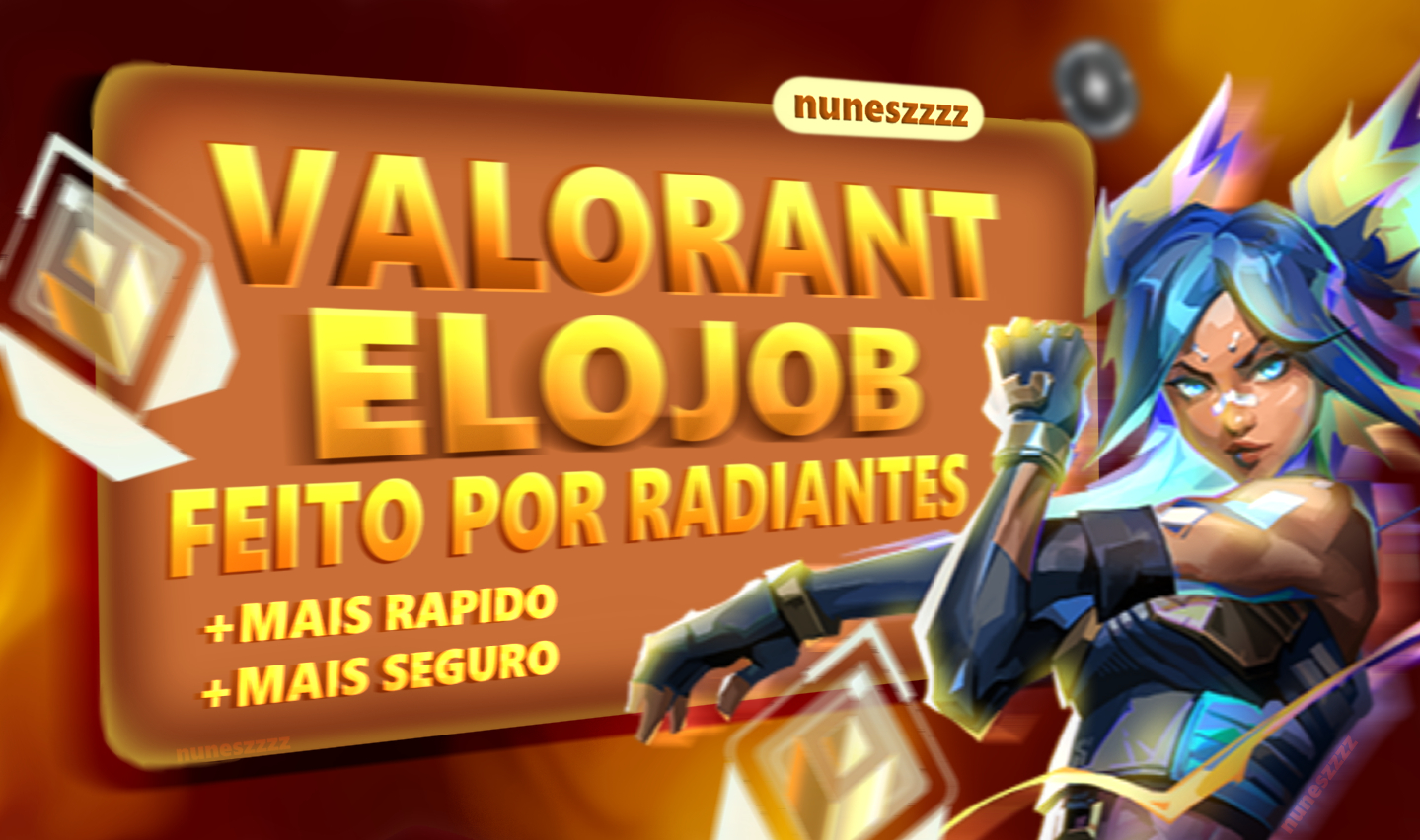 PROMOÇÃO VIRADA DE ATO ELOJOB VALORANT | SUBA DE RANK COM UM RADIANTE!