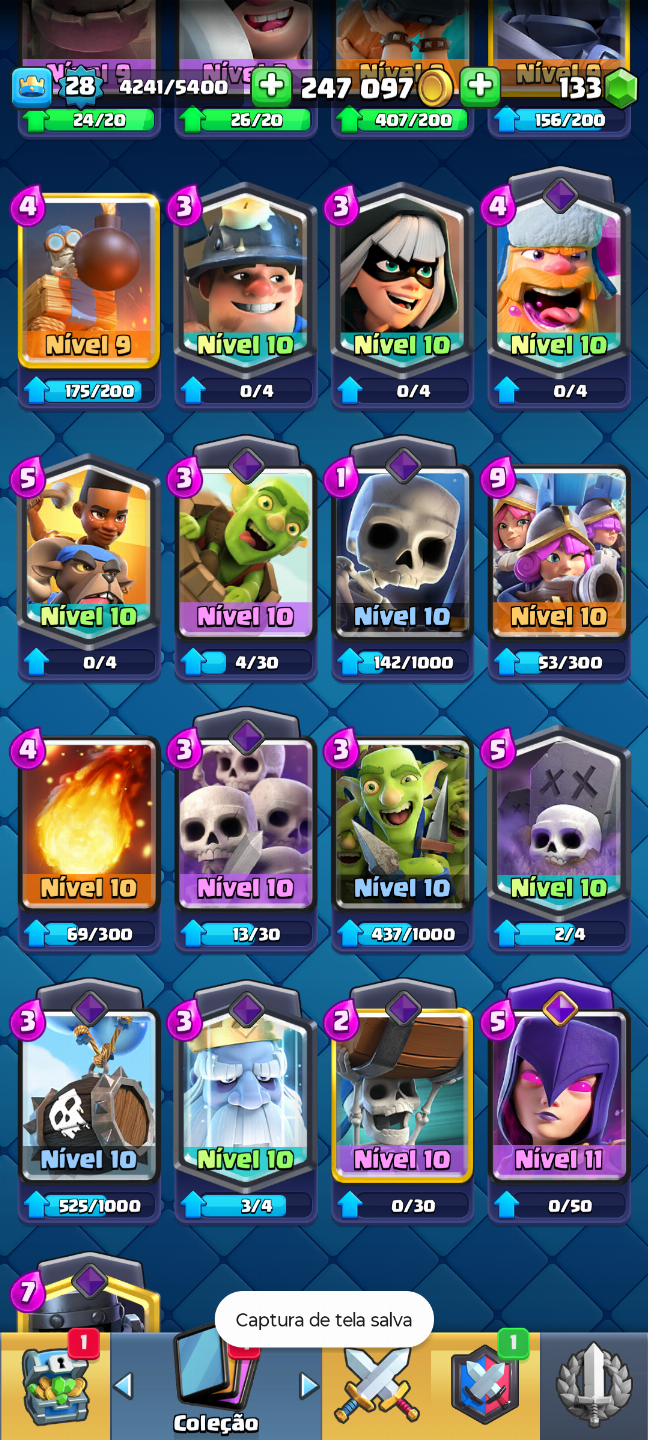 CONTA CLASH ROYALE! -BRUXA EVO + EMOTES!
