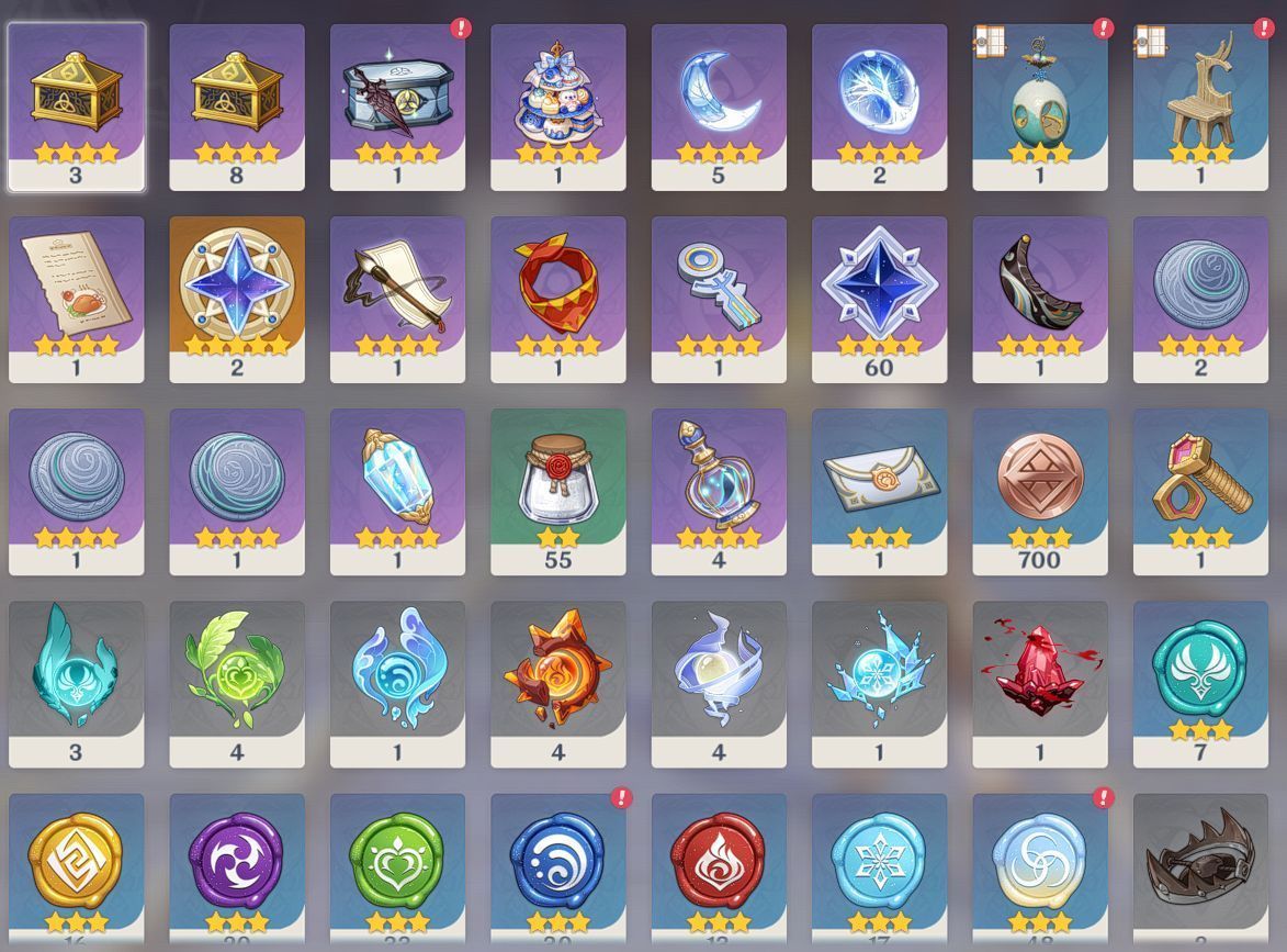 USERLIVRE AR55 VENTI / DURIN / INEFFA / FURINA / MUALANI / ESPADA CELESTIAL
