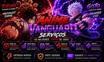 Anime Vanguards Serviços UPDATE 13.5[SUKUNA]