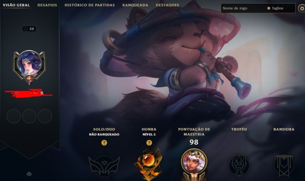 CONTA LOL UNRANKED + PRONTA PARA RANKED (NUNCA TEVE ELO) UPADA A MÃO