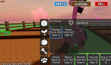 CONTA ROBLOX COM 744 TRILHOES NO GROW A GARDEN