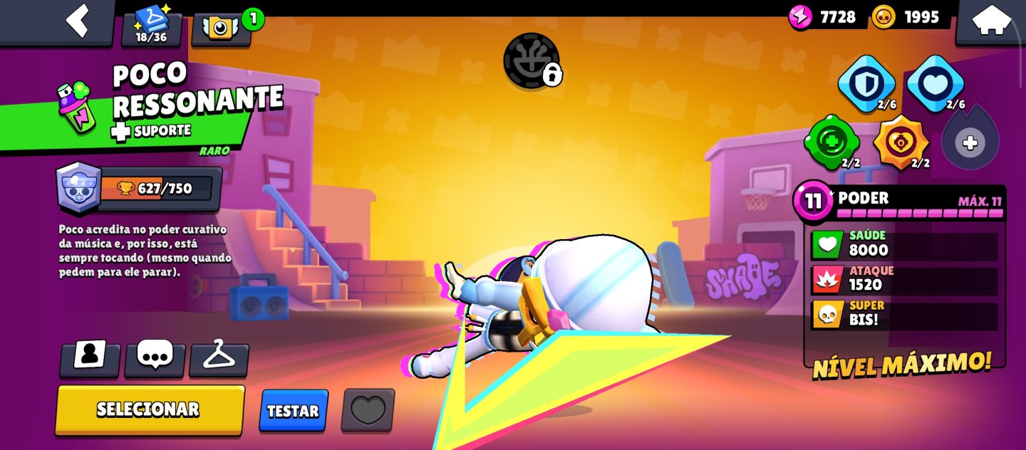 Vende se conta de Brawl Stars, bem gemada, com várias skins, mais de 10 passes.