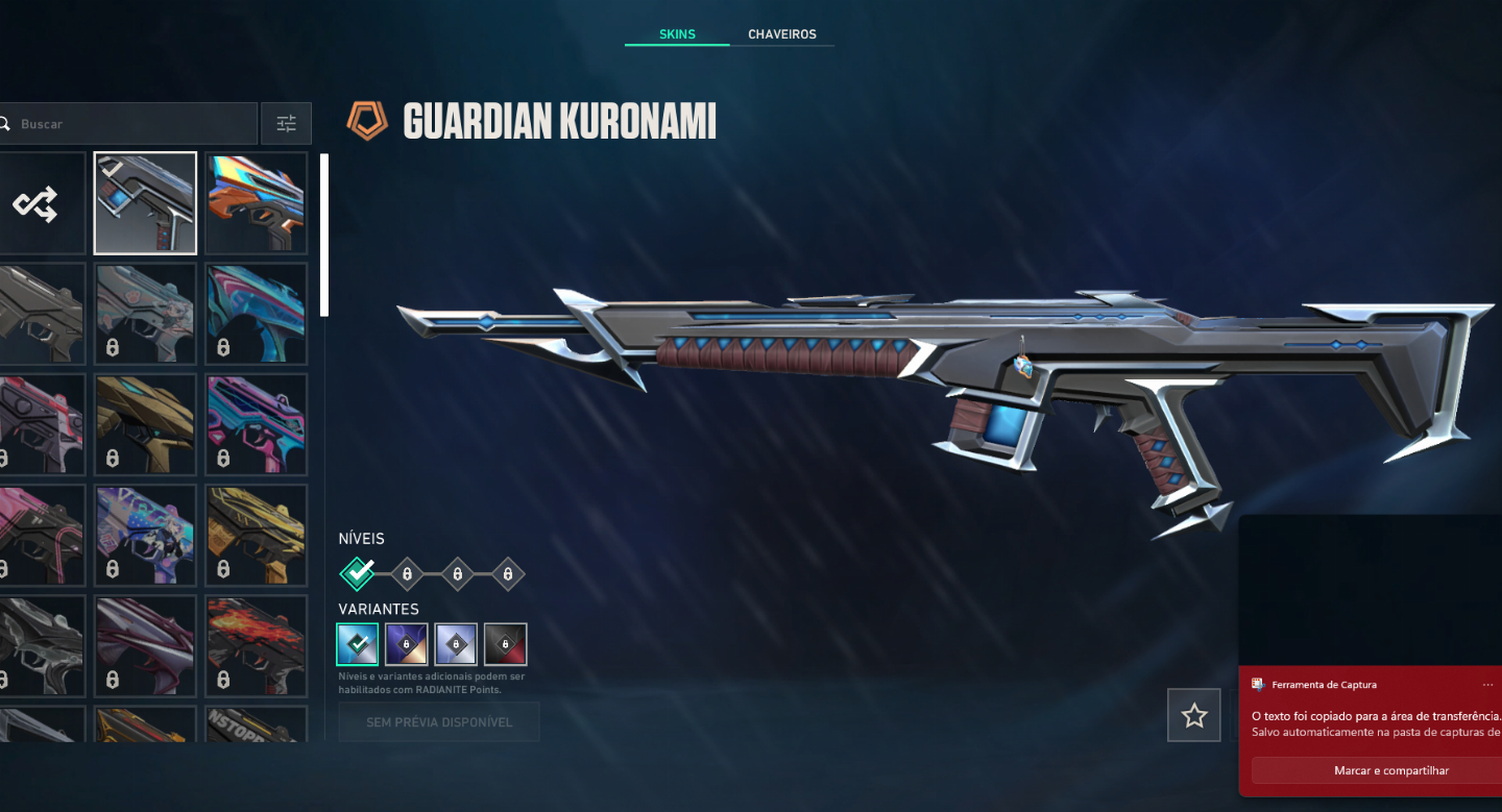 CONTA DE VALORANT COM KURONAMI 2.0