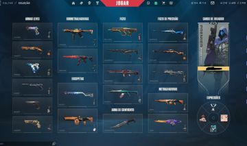 Conta Main Valorant/League OF Legends LoL Muitas Skins em ambos jogos