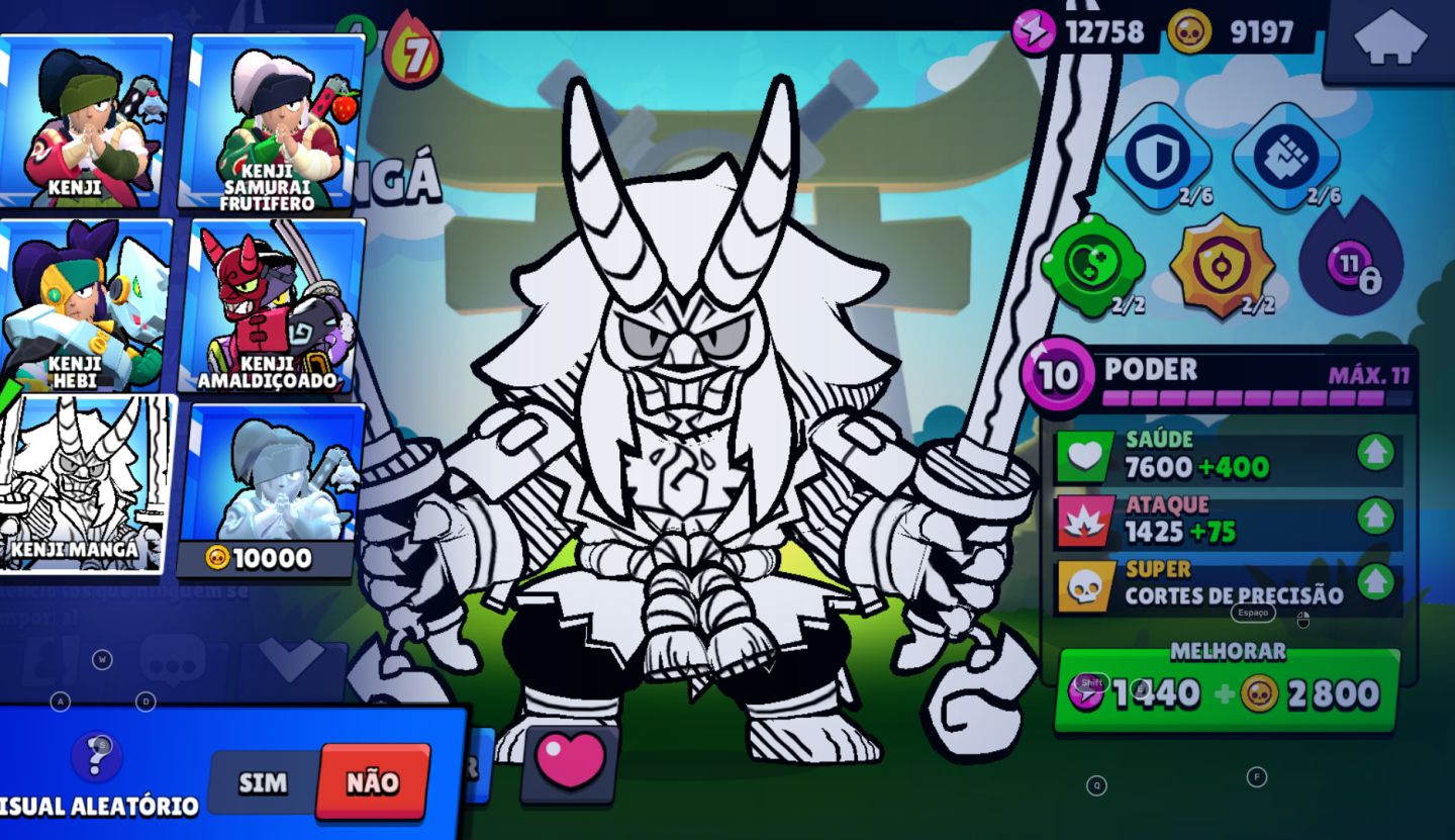 Conta Brawl Stars Com varios lendarios e skins exclusivas do kenji e de passes