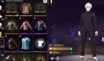 Conta de free fire com diversas parcerias e skins raras parcei