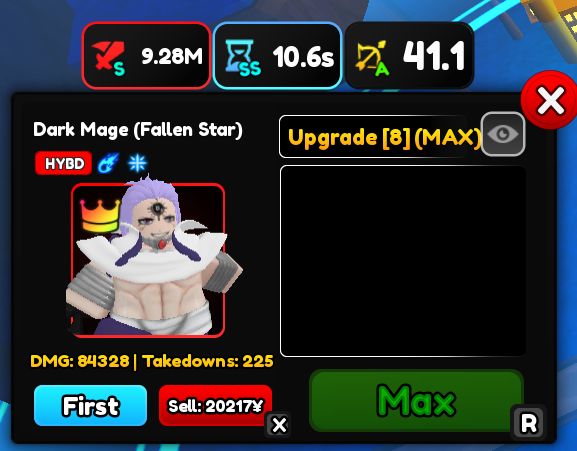 Conta Anime Adventures Double UNIQUE VEGGETO E UNIQUE DARK MAGE