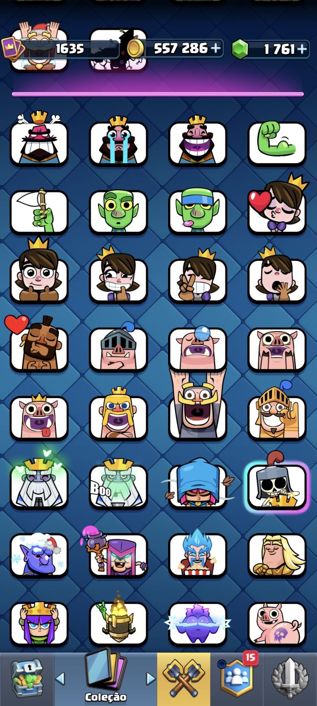 CONTA CLASH ROYALE 13K DE TROFEUS