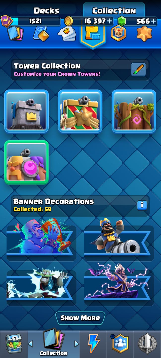 CONTA CLASH ROYALE | 13K TROFÉUS| DECK FULL 16