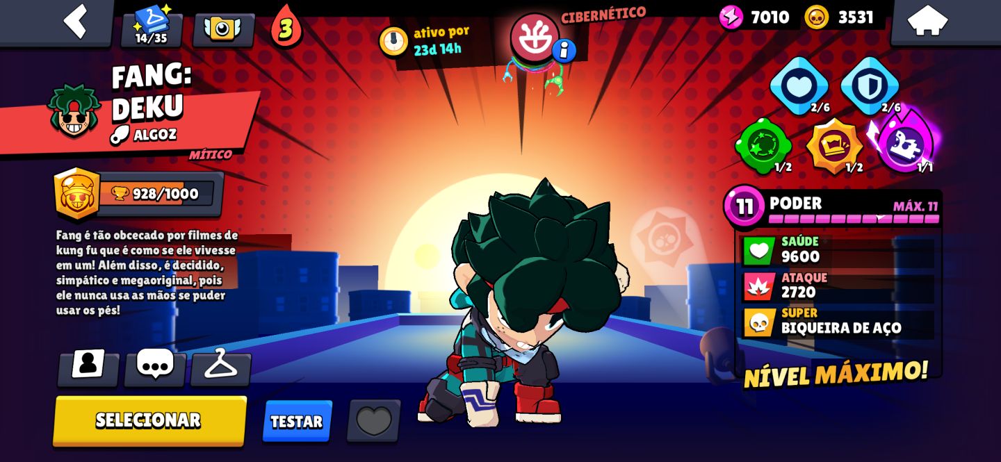 Conta boa de Brawl