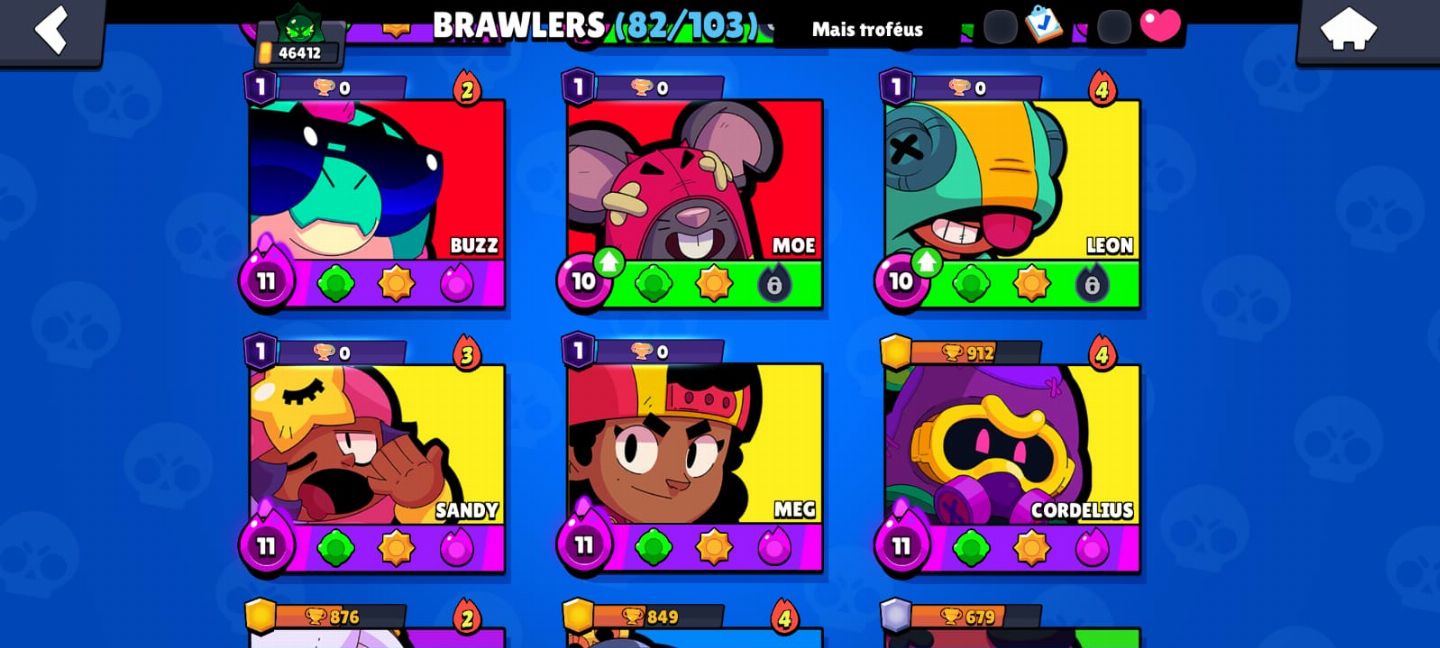 Conta Brawl Stars à venda nível avançado