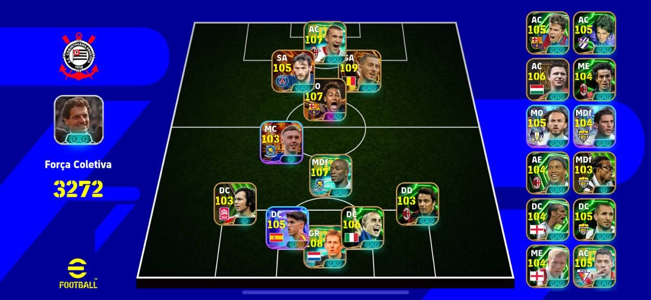 CONTA SEMI-FUL!! NEY 107 LISO + SHEVCHENKO + HAZARD + VAN DER SAR NOVO E+++++!