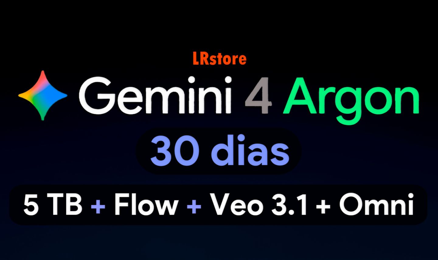Gemini 3.1 Pro + Argon 4 + 5TB + Veo 3.1 + Flow + Omni Flash - 30 Dias