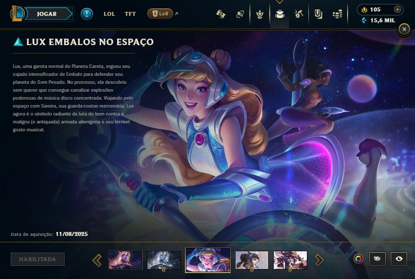 Conta de League of legends Com skins lendárias