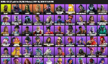 Conta Fortnite 132 Skins | Raven, Miku, Sub-Zero