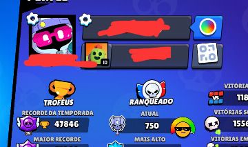 CONTA DE BRAWL STARS COM MUITOS TROFEUS, SKINS E MUITAS GEMAS!