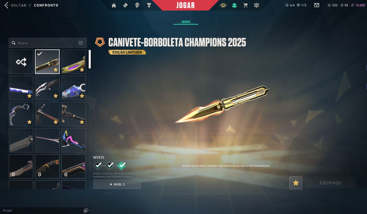 Canta valorant skins : champion 2025 o pacote, e mais de 28 skins