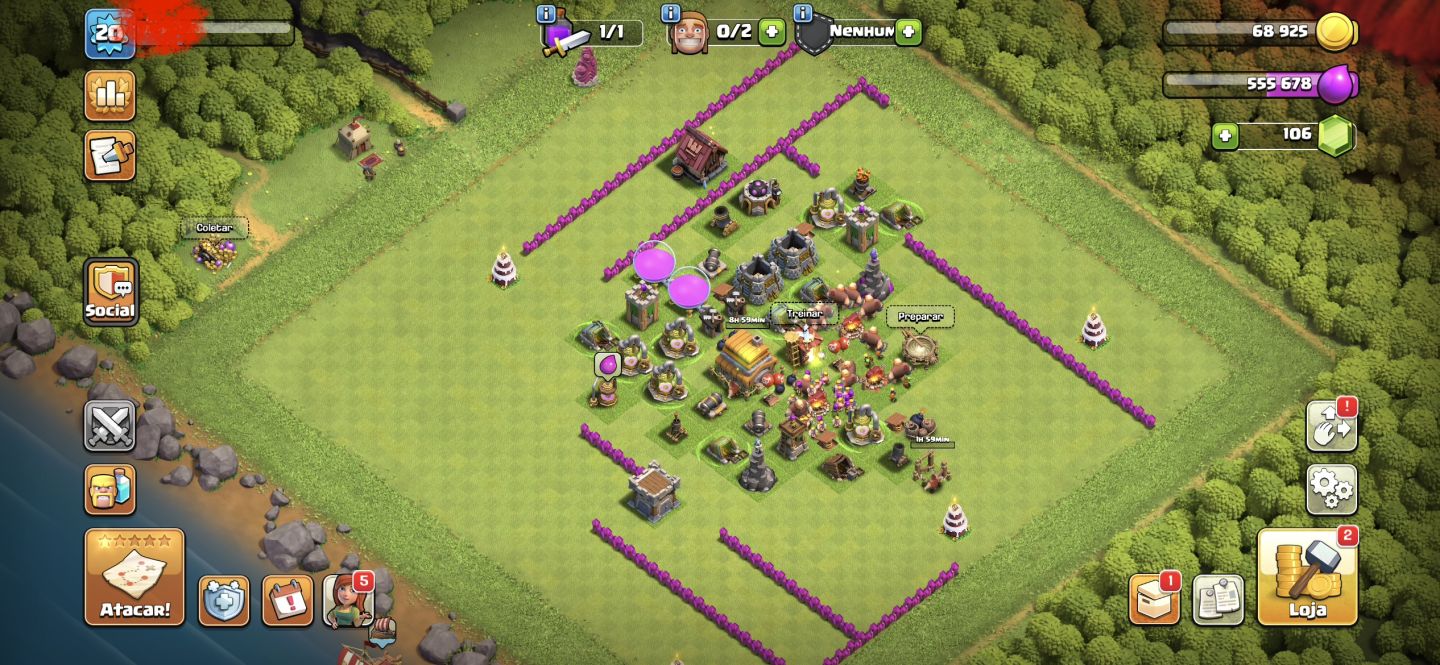 Conta de Clash of Clans a venda cv7