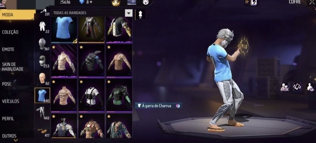 Conta de Free Fire antiga