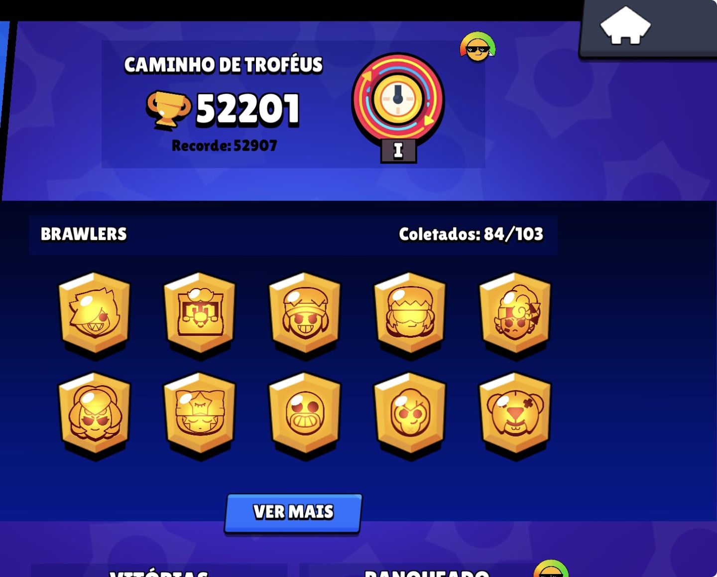 CONTA DE BRAWL STARS, 52 MIL TROFEUS FULL ACESSO! PRIMEIRO DONO! 100% SEGURO!