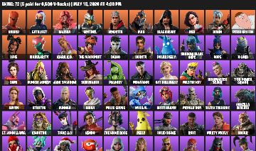 Conta Fortnite 72 Skins | Peter Griffin, Baymax, Godzilla