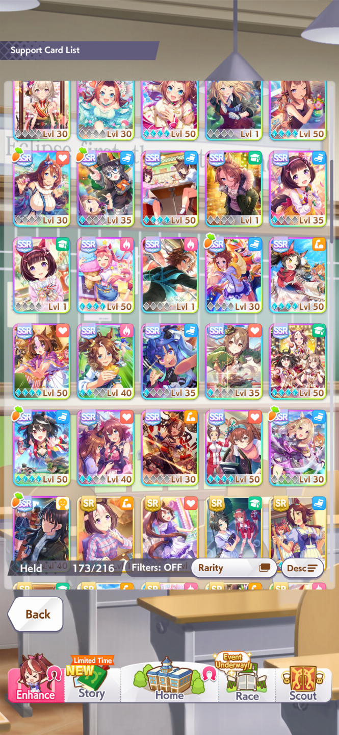 Conta Umamusume Global Rank S4 256kk Power Competitivo e Pronta pra Meta!