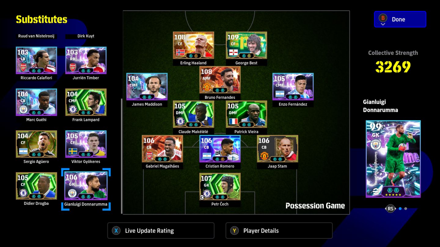 Conta eFootball Xbox / PC Microsoft - 3336 - 8 BigTime + 57 Épicos + 36 ShowTime