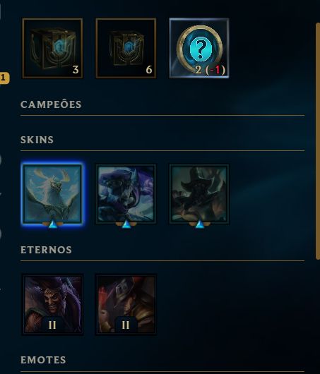 Conta league of legends master ezreal academia de batalha e ashe projeto