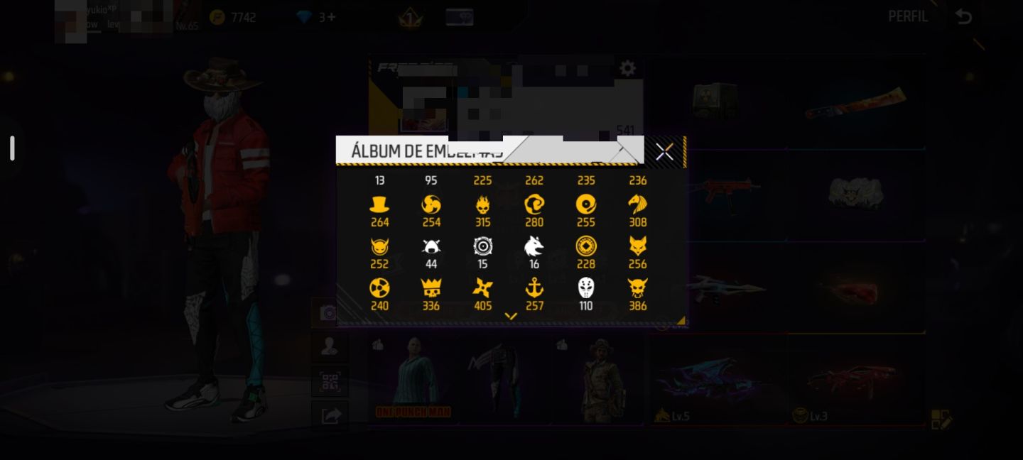Conta de Free Fire antiga e gemada