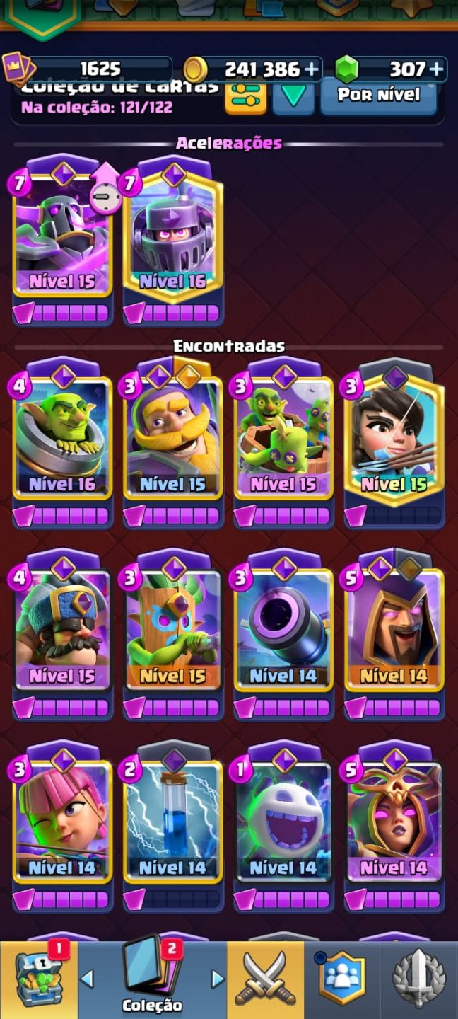 CONTA CLASH ROYALE ANTIGONA QUASE 10 ANOS
