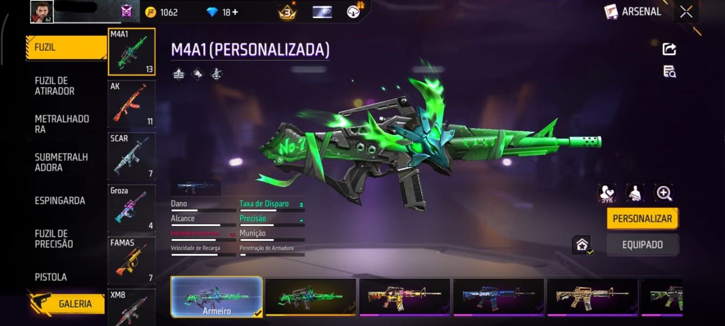 10 Ump Atributa | Xm8 Atributa + 318 Peitorais | Skins de Naruto + Dank master