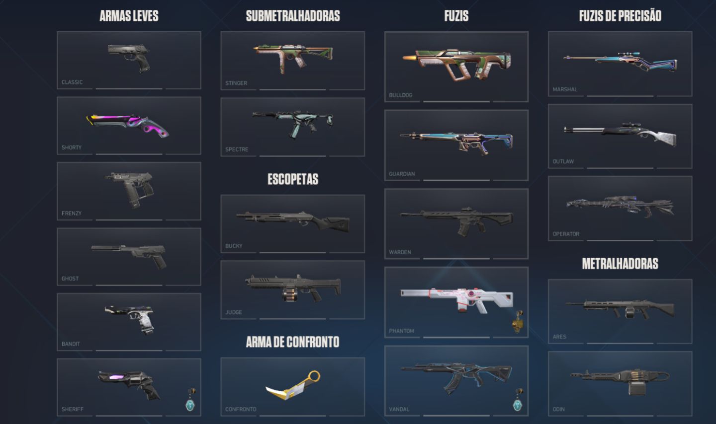 CONTA VALORANT ANTIGA KARAMBIT SUBLIME