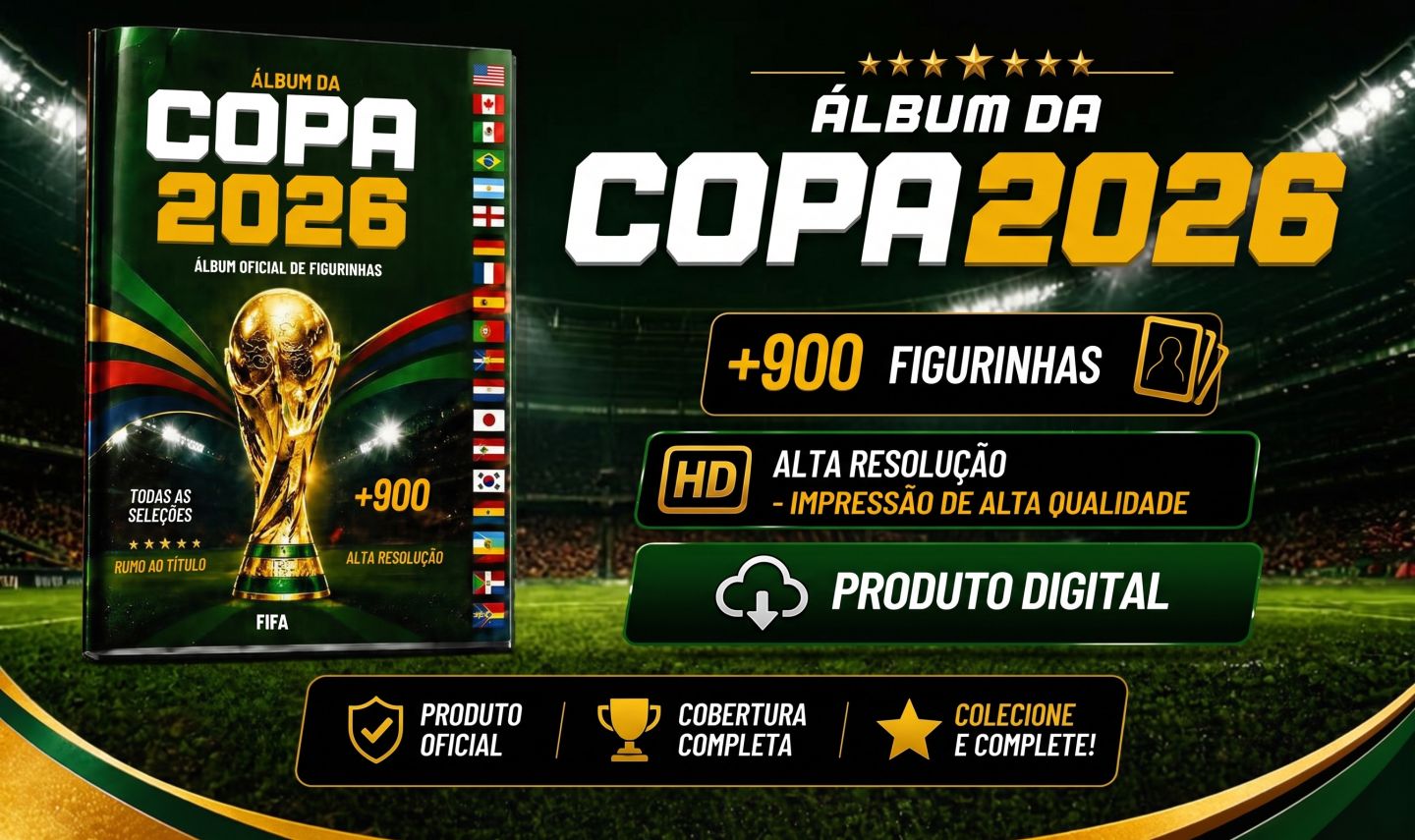 FIGURINHAS COPA DO MUNDO 2026 KIT COMPLETO DIGITAL - ATUALIZADO