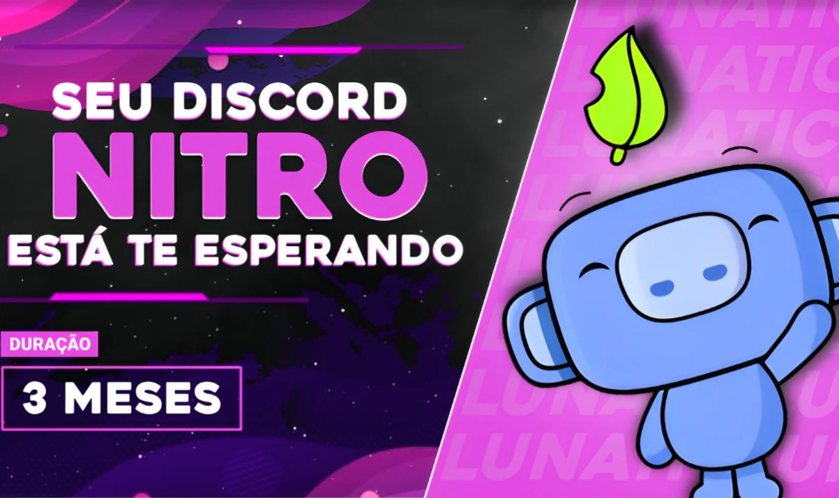 (MELHOR PREÇO) | DISCORD NITRO TRIMENSAL + ENTREGA AUTOMATICA + BRINDE