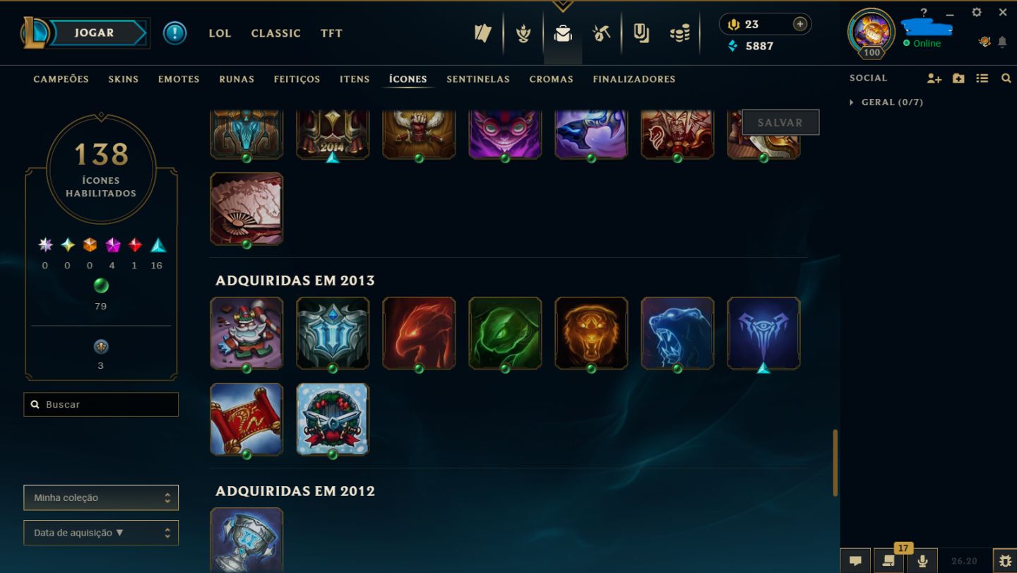 Conta rara de 2011 com kayle juiza e shaco pandemonio de prestigio