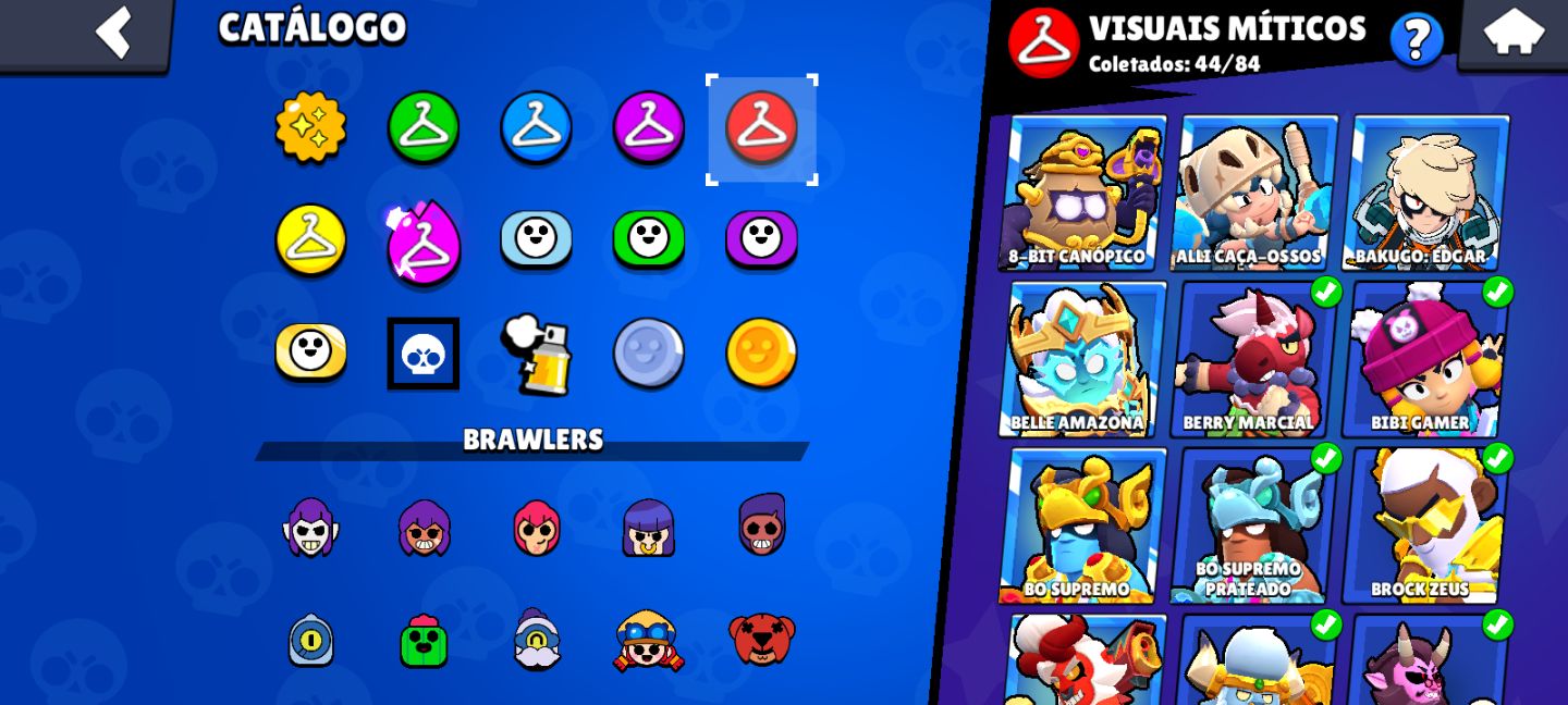 CONTA FULL RARA BRAWL STARS