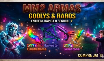 ARMAS MM2 ROBLOX FACAS E ARMAS DIVINAS (GODLYS), RARE E MAIS!