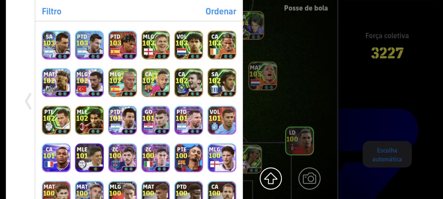 Conta efootball boa pra começar 3227