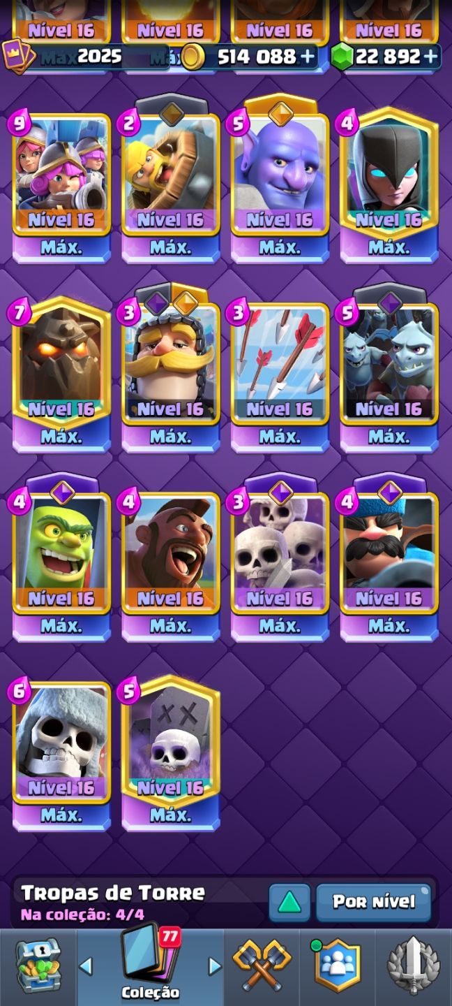Conta 9 anos Clash royale