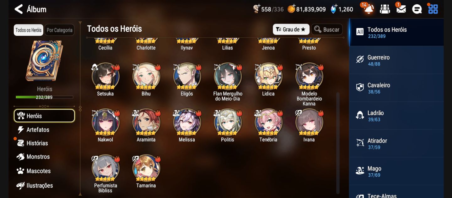 EPIC SEVEN - Conta MID GAME