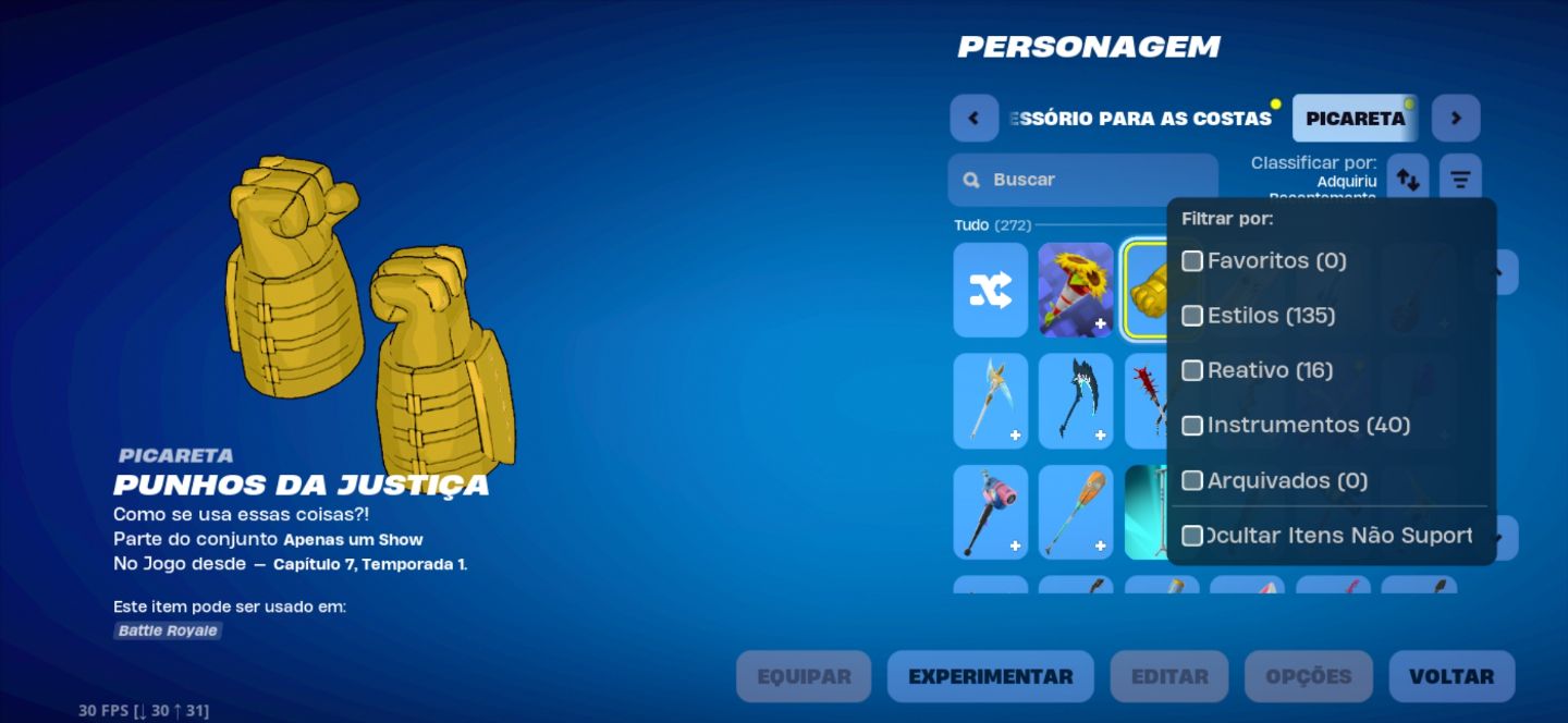 CONTA DE FORTNITE COM 189 SKINS pacote de apenas um show MTS PASSES E Parcerias