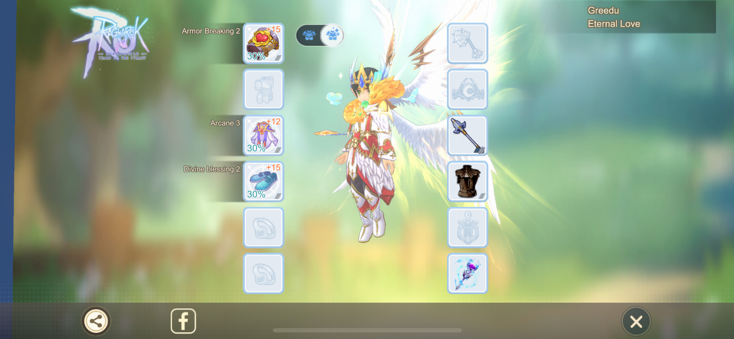 Conta Ragnarok Eternal Love com Moonlight Card