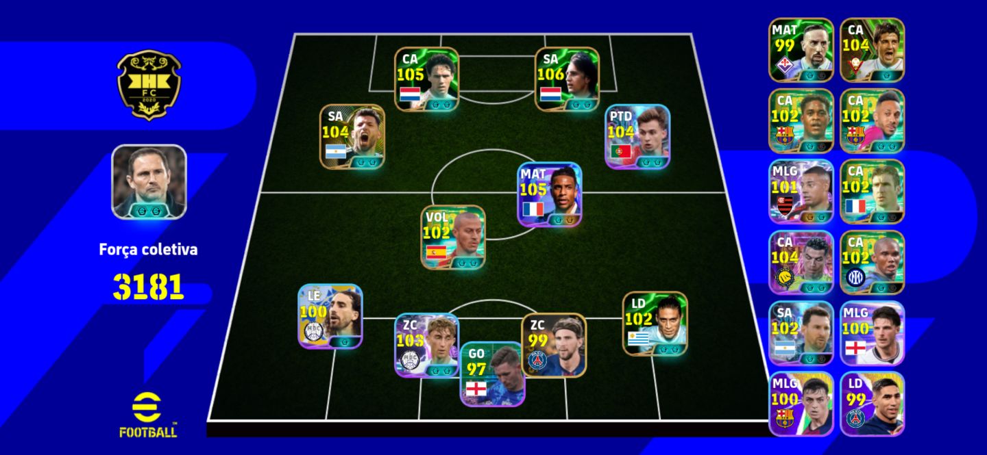 Conta efoatball cruyff Olise e muito mais