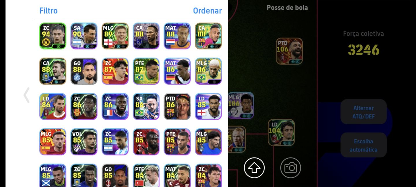 EFOOTBALL 3253 DE FORÇA